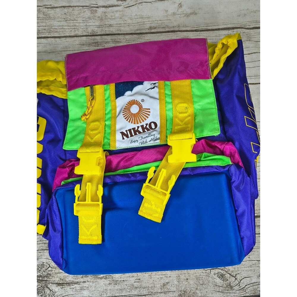 Nikko Vintage Retro Colorful Travel Backpack